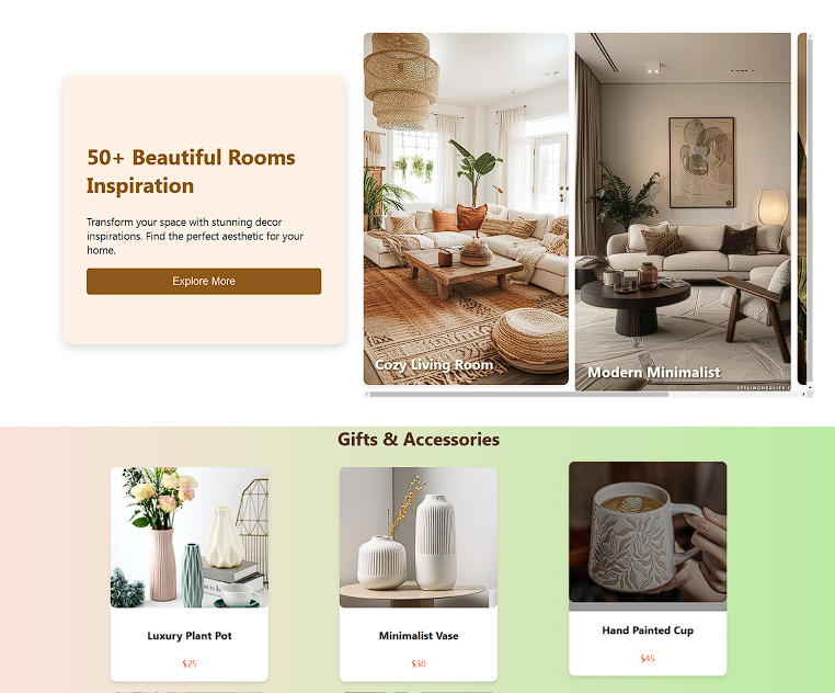 Plant & Decor Store