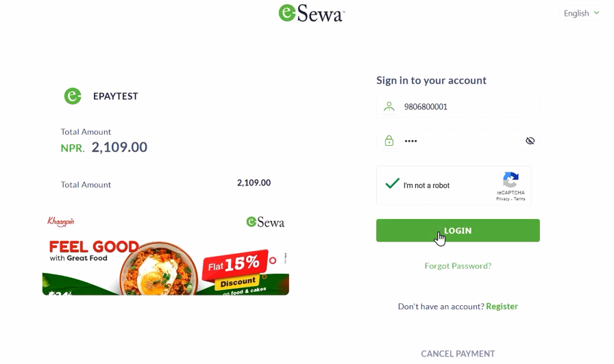 eSewa Payment