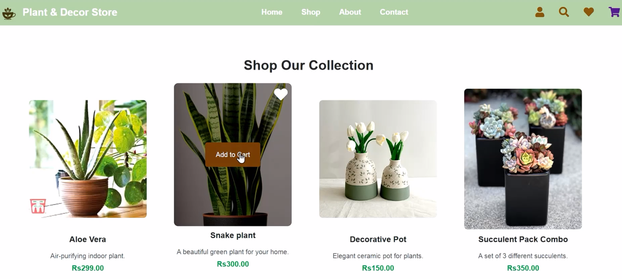 Product Listing